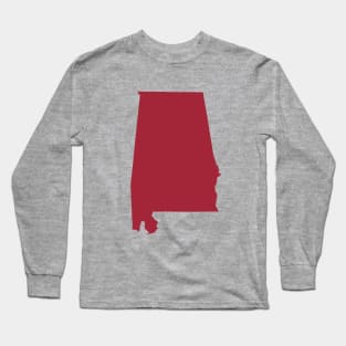 Alabama Crimson Long Sleeve T-Shirt